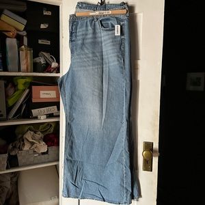 Old navy high rise wide leg jeans